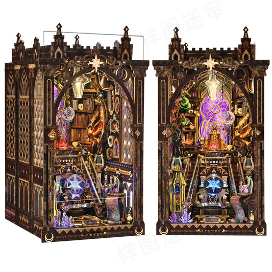 ASLOWSNAIL Book Nook Kit Twelve Constellations 3D Puzzle For Bookshelf