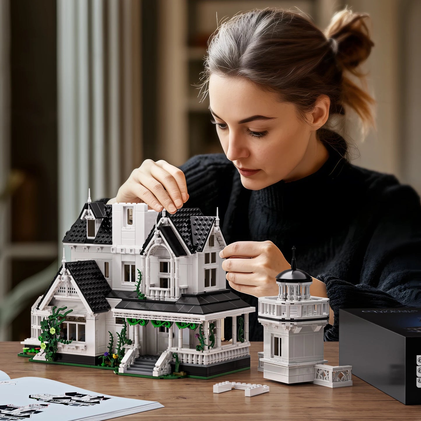 Magic House Building Set With LED Light For Adults