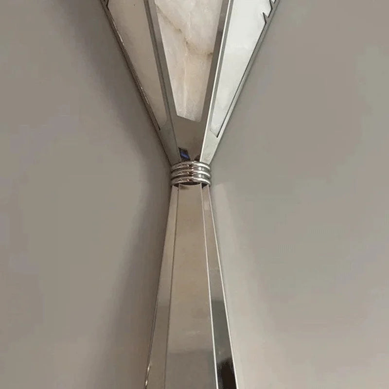 ANCISTER Modern Marble Wall Lamp Flower Sconce Stainless Steel LED