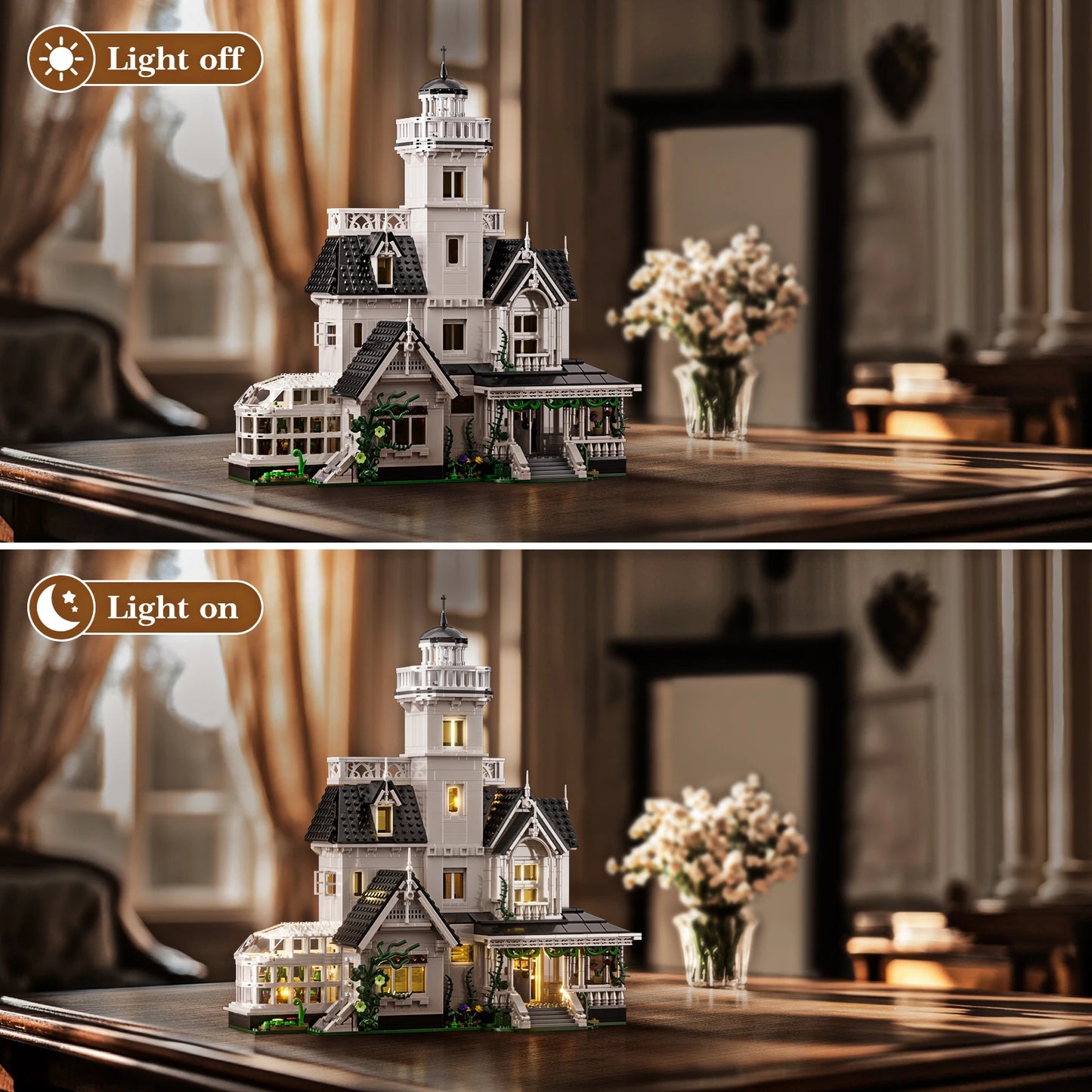 Magic House Building Set With LED Light For Adults