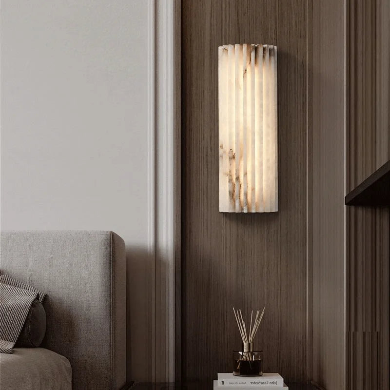 Ancister Modern Marble Wall Lamp Bedside Sconce Italian Style