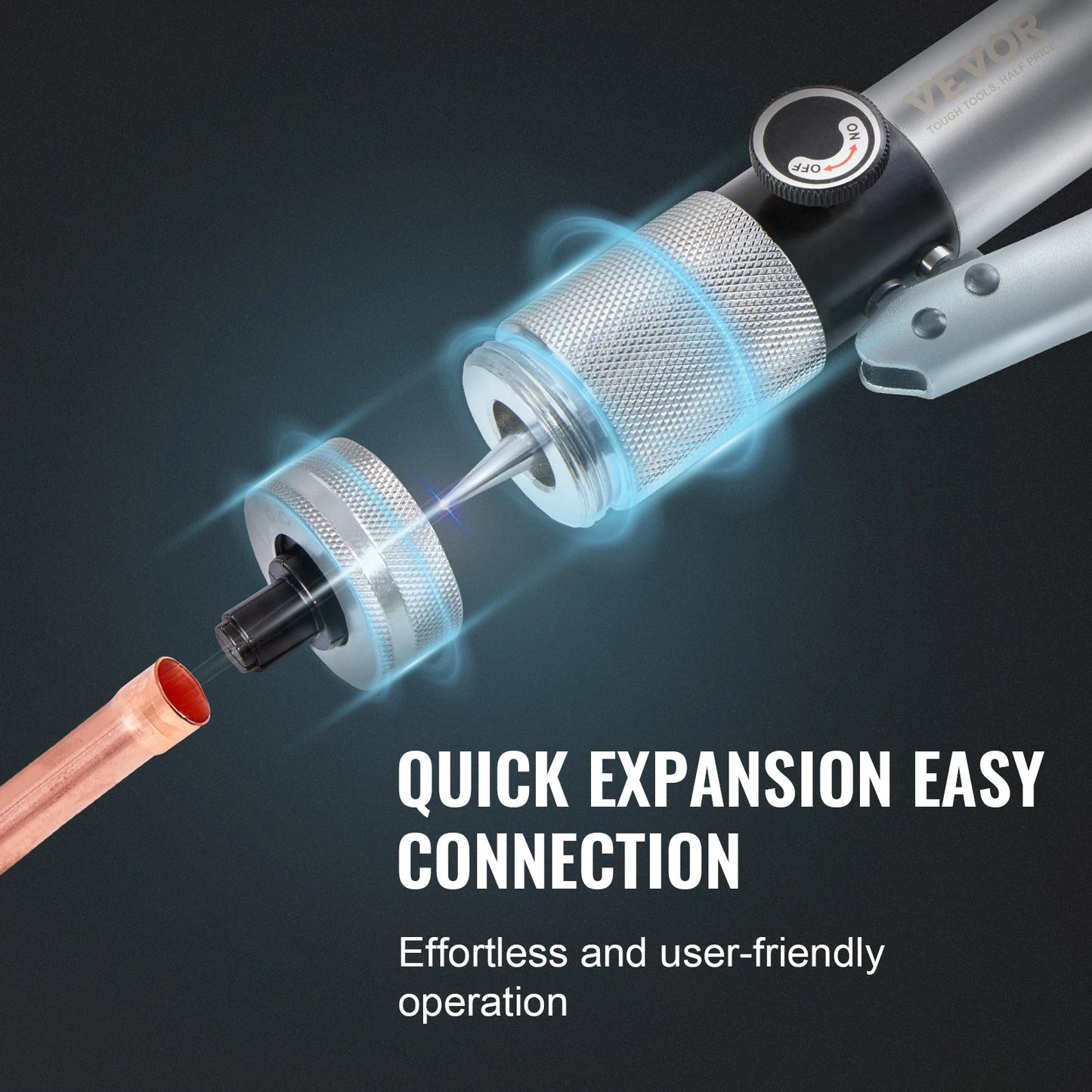 Succebuy Hydraulic Tube Expander With 7-Head Expander Set And Deburring Tool