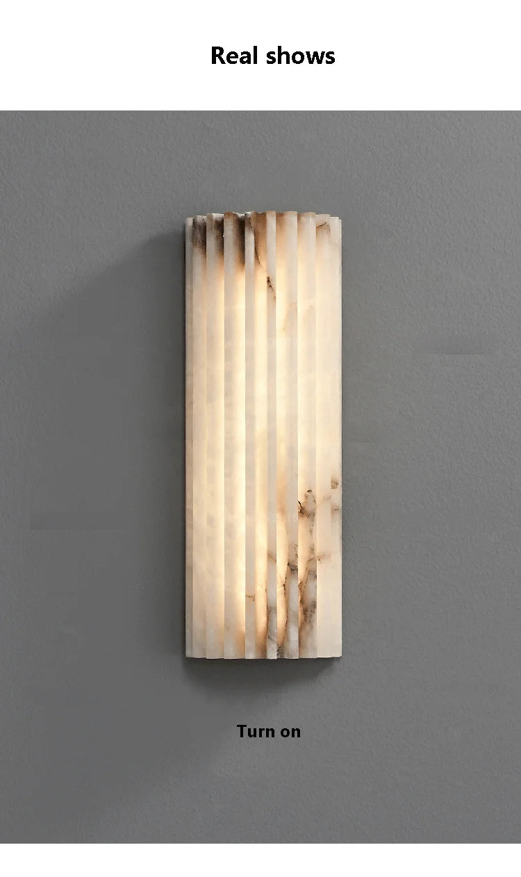 ANCISTER Modern Minimalist Marble Wall Lamp For Bedroom