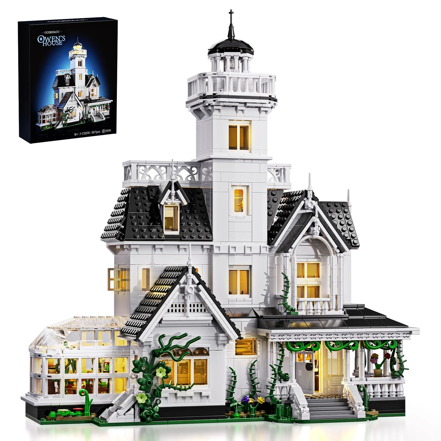 Magic House Building Set With LED Light For Adults