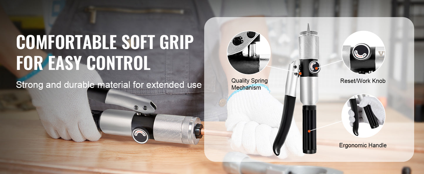 Succebuy Hydraulic Tube Expander With 7-Head Expander Set And Deburring Tool